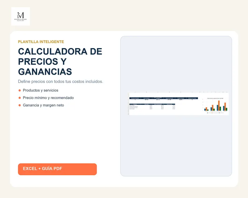 Portada de Calculadora de Precios y Ganancias
